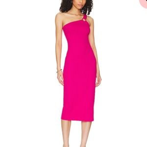 x REVOLVE Astrid Midi Dress in Pink